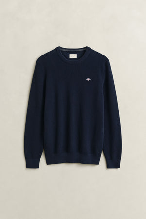 Gant Navy Crew Knit 8030291 433