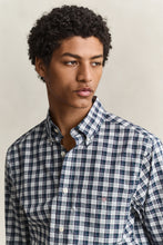 Load image into Gallery viewer, Gant | Poplin Check Regular Fit Shirt in Dark Emerald Green | 3263002 321