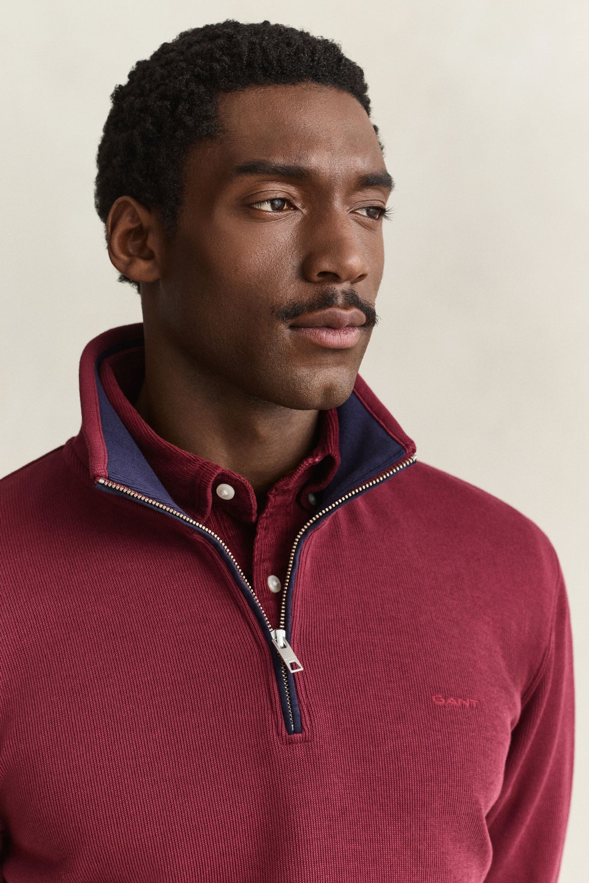 Gant Deep Wine Zip Sweat 2067160 676