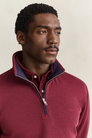 Gant Deep Wine Zip Sweat 2067160 676