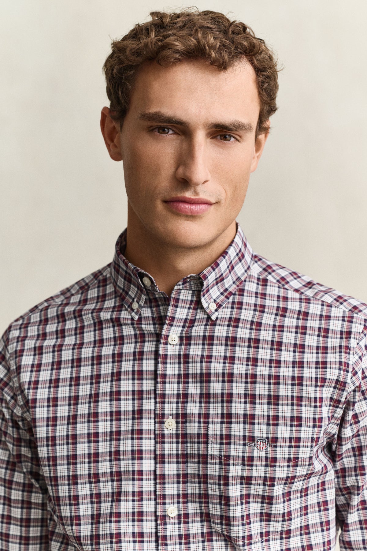Gant Deep Wine Check Shirt 3263002 676