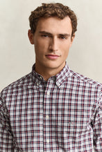 Load image into Gallery viewer, Gant Deep Wine Check Shirt 3263002 676