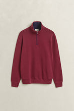 Load image into Gallery viewer, Gant Deep Wine Zip Sweat 2067160 676