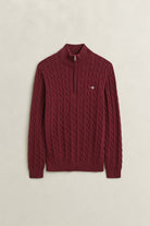 Gant Deep Wine Zip Knit 8050603 676