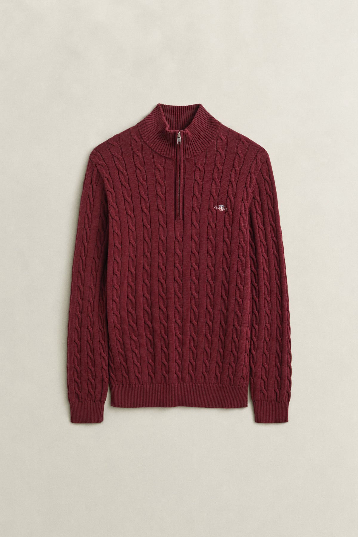 Gant Deep Wine Zip Knit 8050603 676