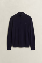 Gant Navy Herringbone Zip Jumper 8050333 433
