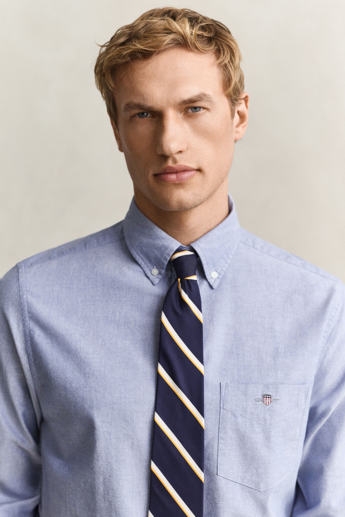 Gant College Blue Oxford Shirt 3000200 436
