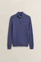 Gant Blue Horizon Cotton Cable Zip Knit 8050603 476