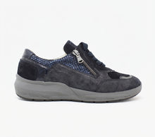 Load image into Gallery viewer, Waldläufer M Fit Trainers Navy Tonia 831004 984 341