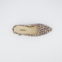 Load image into Gallery viewer, Paul Green Leopard Print Suede Slingback Shoe 6090 070