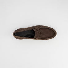 Load image into Gallery viewer, Paul Green Brown Suede Loafers 1228 001