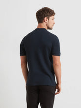 Load image into Gallery viewer, Farah Navy Waffle Tee F4KFG006 412