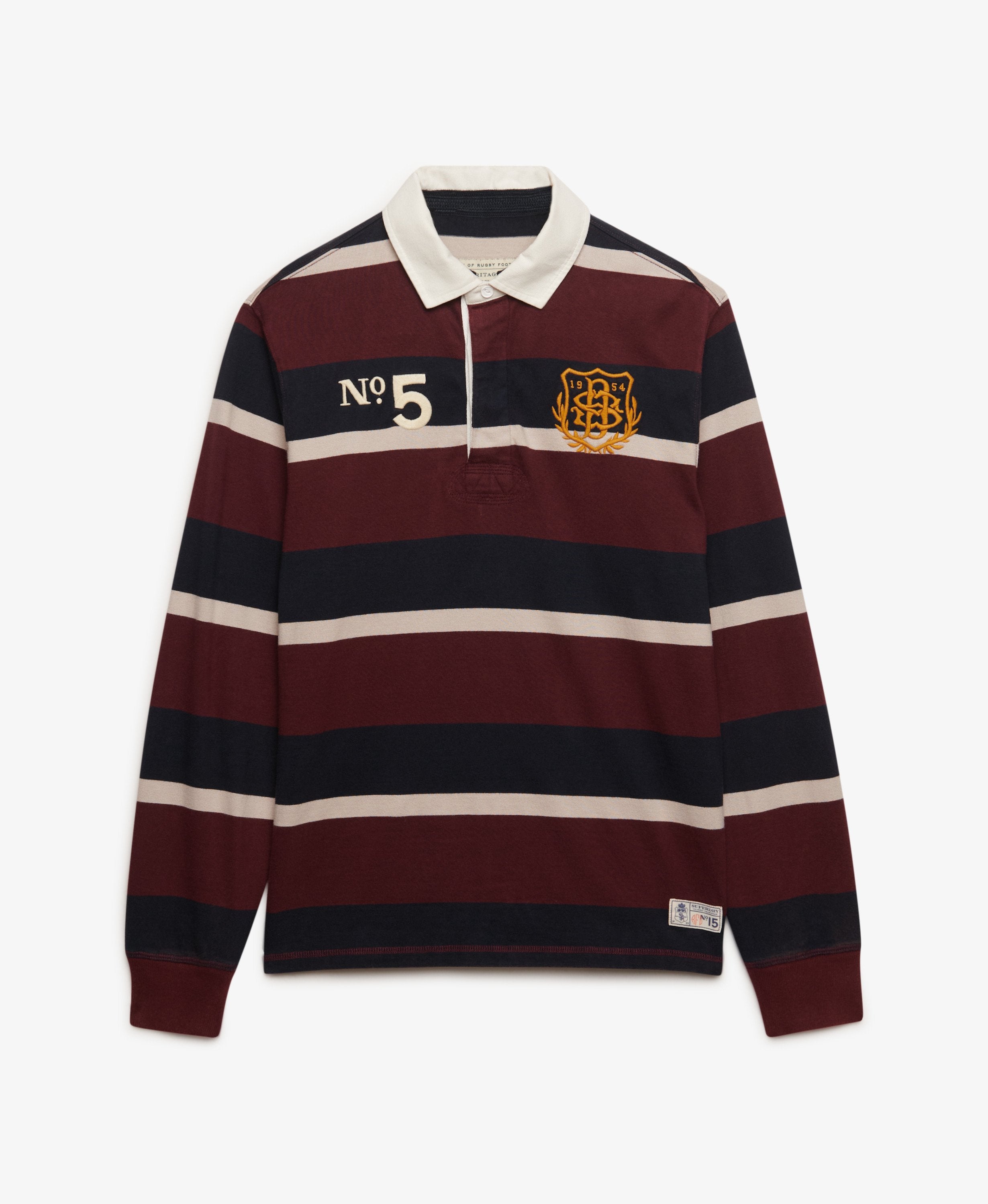 Superdry Burgundy Port Rugby M1110483A K1L