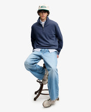 Load image into Gallery viewer, Superdry Soft Navy Blue Zip Sweat M2014700A 27S