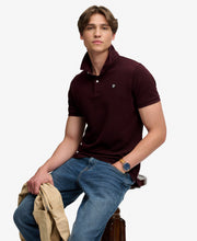 Load image into Gallery viewer, Superdry Burgundy Polo Shirt M1110451A XPS