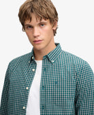 Superdry Green Check Shirt M4011196A L9H