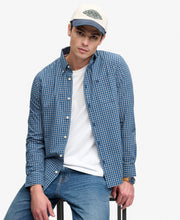 Load image into Gallery viewer, Superdry Blue Check Shirt M4011196A L9I