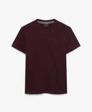Load image into Gallery viewer, Superdry | Essential Embroidered Logo Tee in Burgundy Port Marl | M1012475A O5S