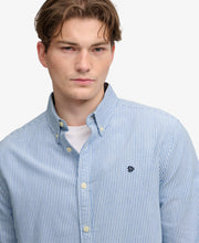Load image into Gallery viewer, Superdry | Preppy Oxford Shirt in Azure Blue Stripe | M4011247A L8A