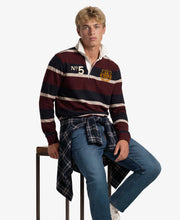 Load image into Gallery viewer, Superdry Burgundy Port Rugby M1110483A K1L