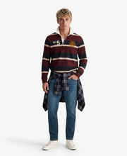 Load image into Gallery viewer, Superdry Burgundy Port Rugby M1110483A K1L