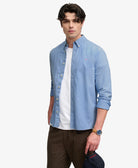 Superdry Sky Blue Oxford Shirt M4011247A J3A