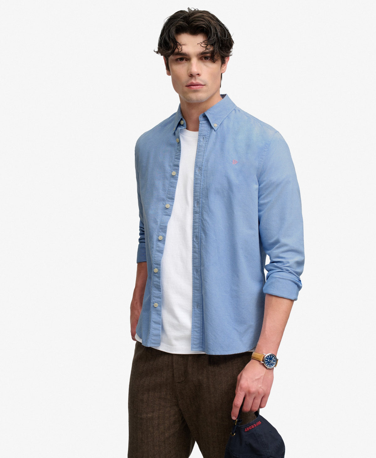 Superdry Sky Blue Oxford Shirt M4011247A J3A