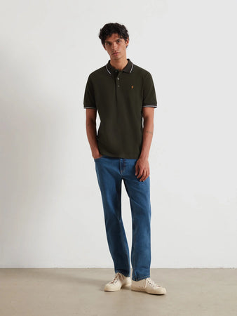 Farah Evergreen Tipped Polo f4kff000 357