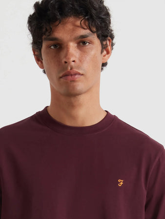 Farah Burgundy Tee f4kfd040 507