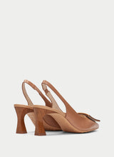 Load image into Gallery viewer, Hispanitas Leather Slingback in Almond Brown BHV264850