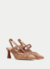 Load image into Gallery viewer, Hispanitas Heel Slingback Shoe in Almond RHV264671
