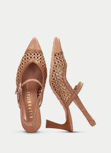 Load image into Gallery viewer, Hispanitas Heel Slingback Shoe in Almond RHV264671