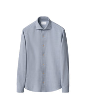 Load image into Gallery viewer, Eton Light Blue Soft Flannel Shirt 100015434 20