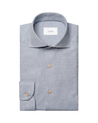 Eton Light Blue Soft Flannel Shirt 100015434 20