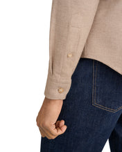 Load image into Gallery viewer, Eton Beige Soft Flannel Shirt 100015434 30