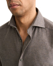 Load image into Gallery viewer, Eton Brown Soft Flannel Shirt 100015434 38