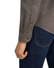 Load image into Gallery viewer, Eton Brown Soft Flannel Shirt 100015434 38
