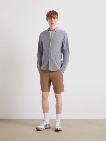 Farah Navy Grey Shirt F4WSB060 107