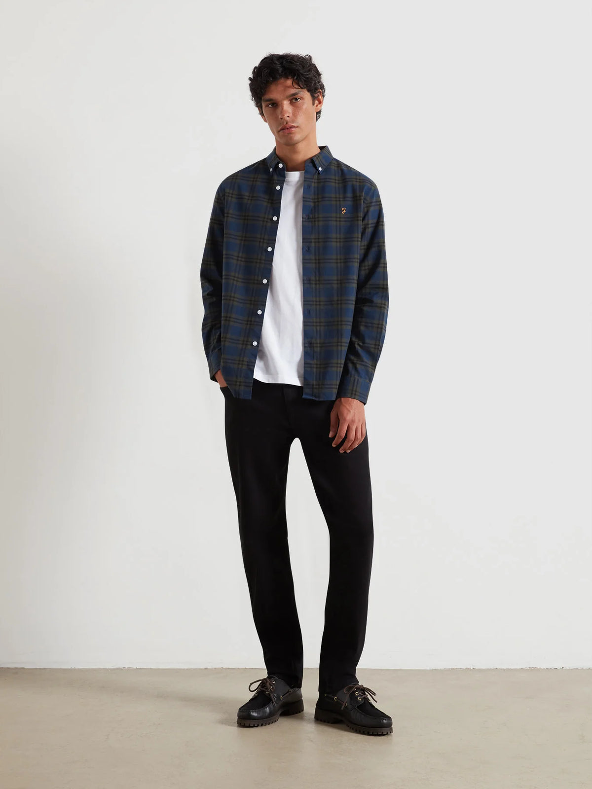 Farah Evergreen Check Shirt f4wff084 357