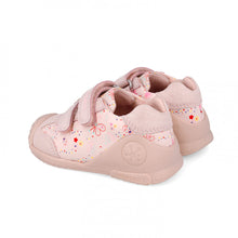 Load image into Gallery viewer, Biomecanics Girls Pink Cotton Floral Velcro Shoe 252100