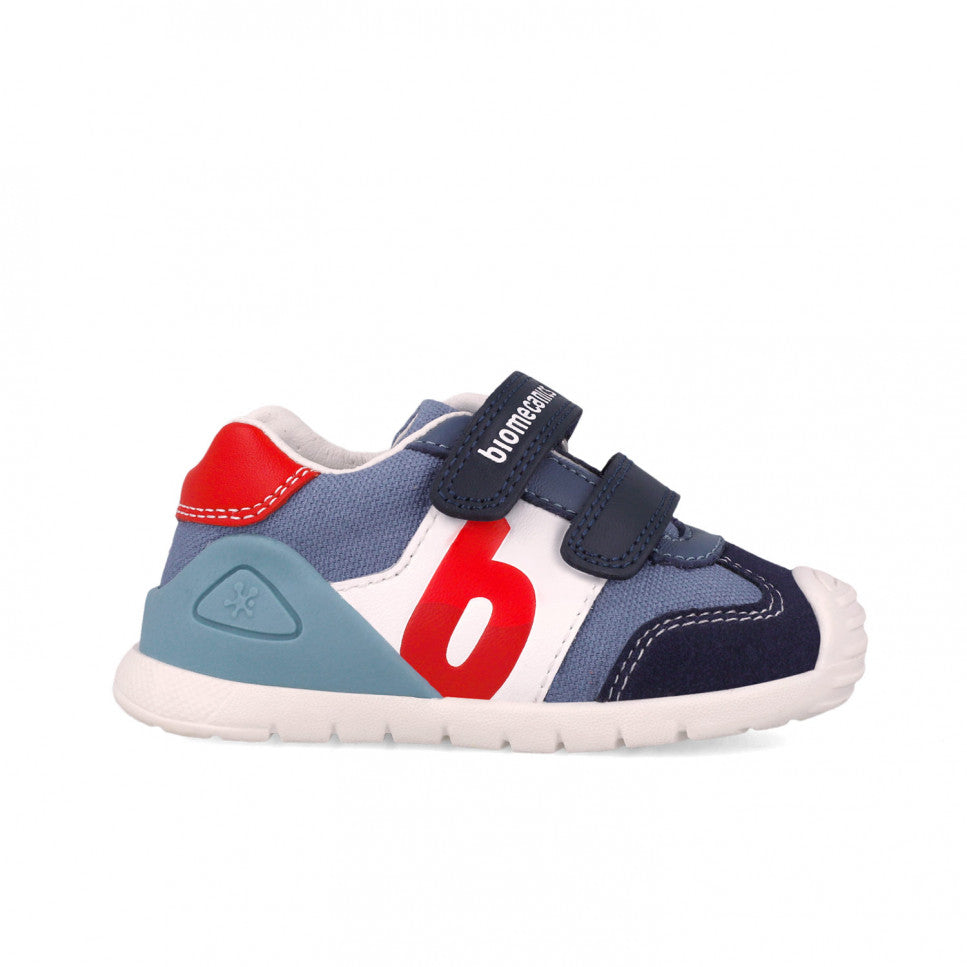 Biomecanics Boys Shoe Petrol Blue Red 252119