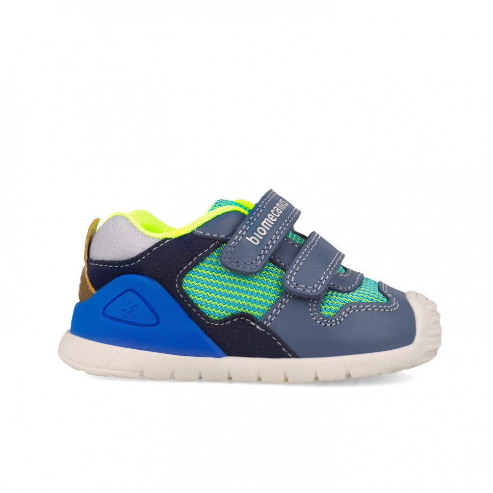 Biomecanics Boys Shoe in Petrol Blue, Green Navy 252120