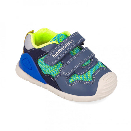 Biomecanics Boys Shoe in Petrol Blue, Green Navy 252120