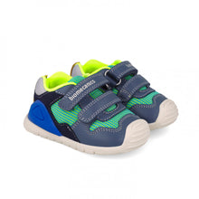 Load image into Gallery viewer, Biomecanics Boys Shoe in Petrol Blue, Green Navy 252120