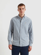 Load image into Gallery viewer, Farah Steen Blue Striped Shirt F4WSG014 401
