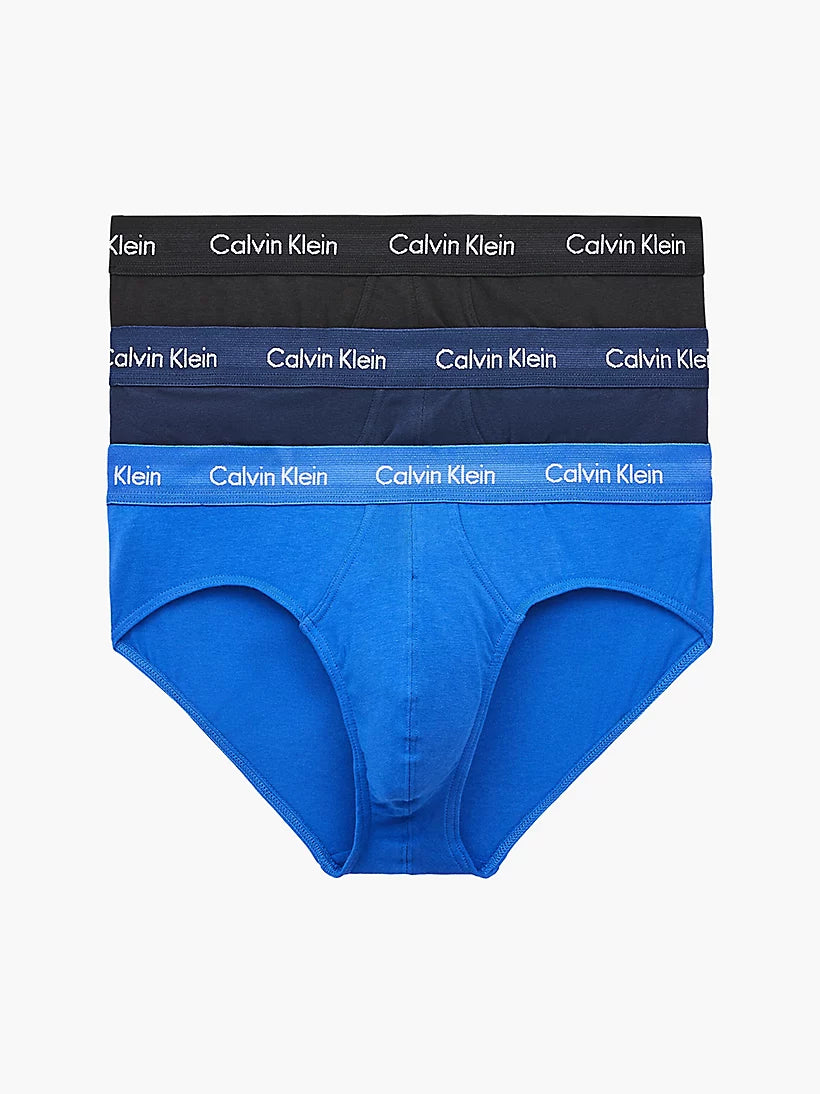 Calvin Klein 0000u2661g 4ku | 3 Pack Briefs in Blue
