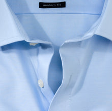 Load image into Gallery viewer, Olymp 0745-64 10 | Light Blue Shirt with Weave in Fabric in Modern Fit
