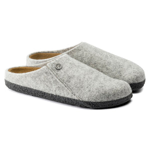 Birkenstock Zermatt 1014934 | Wool Felt Slippers in Light Grey