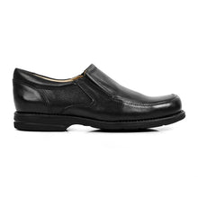 Load image into Gallery viewer, Anatomic Gel Americana | Extra Wide H Fit Slip On Leather Shoe in Black