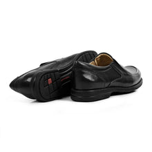 Load image into Gallery viewer, Anatomic Gel Americana | Extra Wide H Fit Slip On Leather Shoe in Black